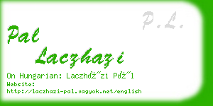 pal laczhazi business card